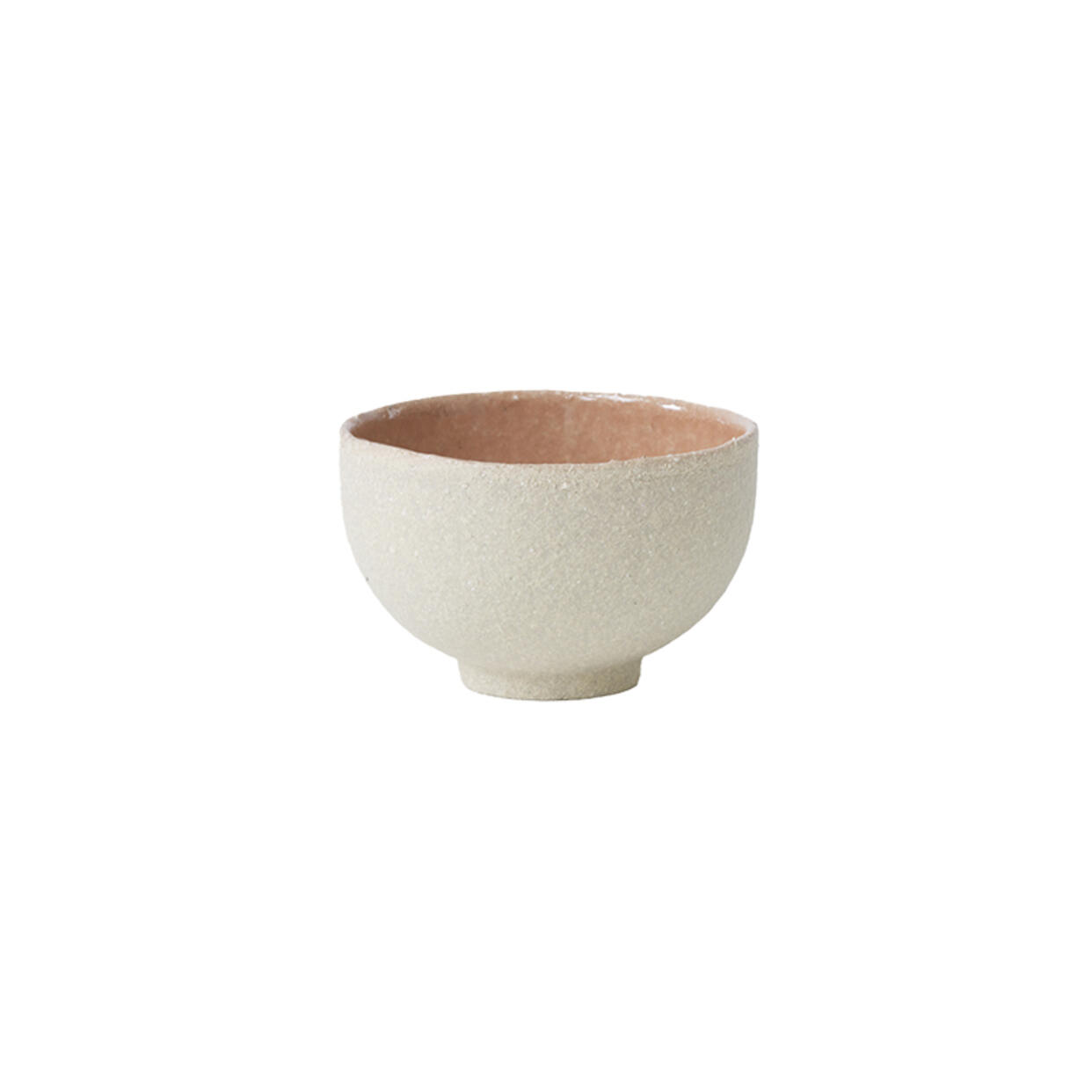 Bowl S Garrigue pêche blanche high-end ceramics