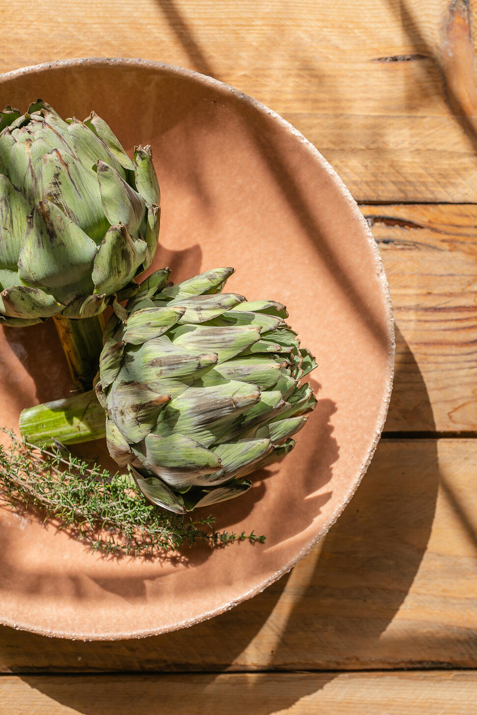 Serving bowl Garrigue miel home ceramics